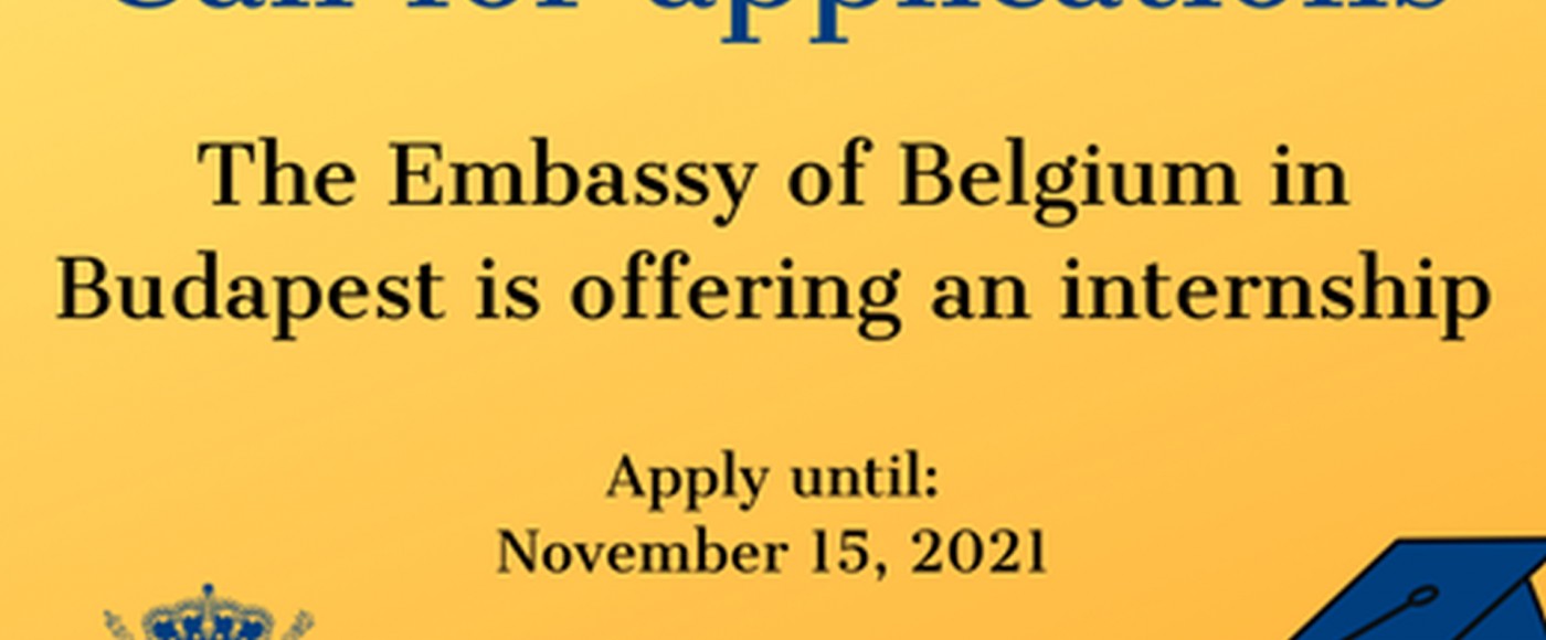 Appel à candidature – Stage à l’Ambassade de Belgique à Budapest